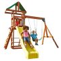 Swing-N-Slide Playsets Scrambler Deluxe Wood Complete Swing Set with Chalkboard - Image 1