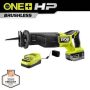 RYOBI ONE+ HP 18V Brushless Cordless Reciprocating Saw Kit w/ 4.0 Ah HIGH PERFORMANCE Battery and Charger - Image 1