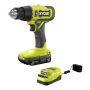 RYOBI ONE+ 18V Cordless 1/2 in. Hammer Drill Kit with 1.5 Ah Battery and Charger - Image 1