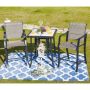 Patio Festival 3-pc Sling Bar Height Outdoor Bistro Set - Image 1