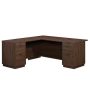 Palo Alto 71.181-in. L-Shaped Spiced Mahogany 6-Drawer Commercial Computer Desk - Image 1