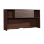 Palo Alto Spiced Mahogany 71.26-in. Desk Hutch with Hidden Storage - Image 1