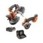 RIDGID 18V Cordless 2-Tool Combo Kit w/ Compact Band Saw, SubCompact Brushless Multi-Material Saw, 2.0 Ah Battery and Charger - Image 1