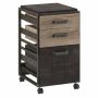 Refinery Rustic Gray/Charred Wood 3-Drawer Mobile File Cabinet - Image 1