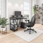 TECHNI MOBILI 19 in. W Industrial Writing Desk, Black - Image 1