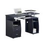 Techni Mobili 48 inch Rectangular Espresso 2 Drawer Computer Desk w/ Keyboard Tray - Image 1
