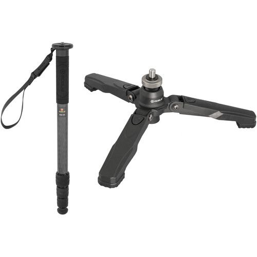 Robus-RCM-439-4-Section-Carbon-Fiber-Monopod-with-SBM-001-Stabilizing-Base