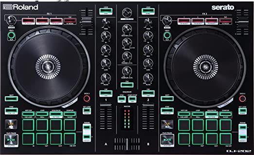 Roland-DJ-202-4-deck-Serato-DJ-Controller-w-Drum-Machine