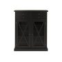 SAUDER - Anda Norr Smoked Oak Accent Storage Cabinet - Image 1