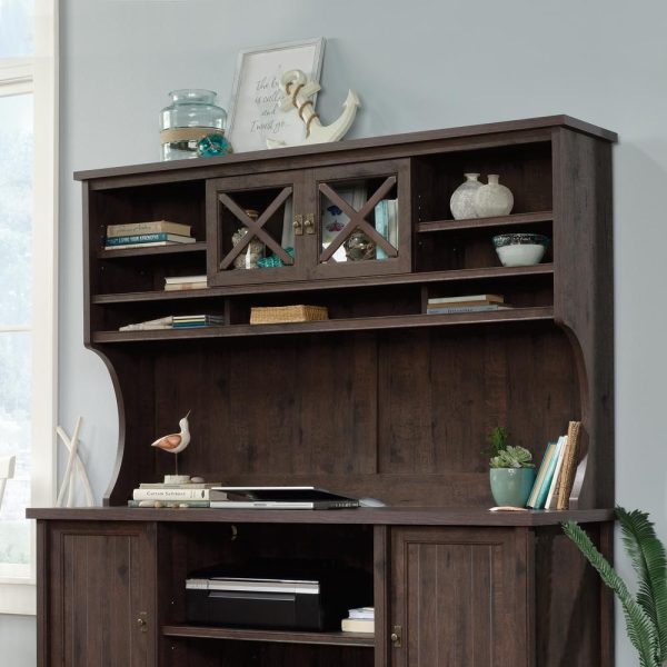 SAUDER--Costa-Coffee-Oak-Organizer-Desk-Hutch