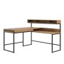 SAUDER Manhattan Gate 58-in. L-Shaped Sindoori Mango Computer Desk - Image 1