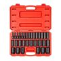 TEKTON 1/2 in. Drive Deep 6-Point Impact Socket Set, 31-pc (8 mm - 38 mm) - Image 1