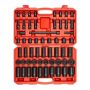 TEKTON 1/2 in. Drive 6-Point Impact Socket Set, 57-pc (10 mm - 36 mm) - Image 1