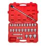 TEKTON 3/4-in Drive 6-Point Socket and Ratchet Set 19 mm to 50 mm (27-Piece) - Image 1