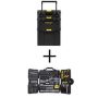 Stanley Rolling 14.75 in. Workshop Tower and Mechanics Tool Set (210-Piece) - Image 1