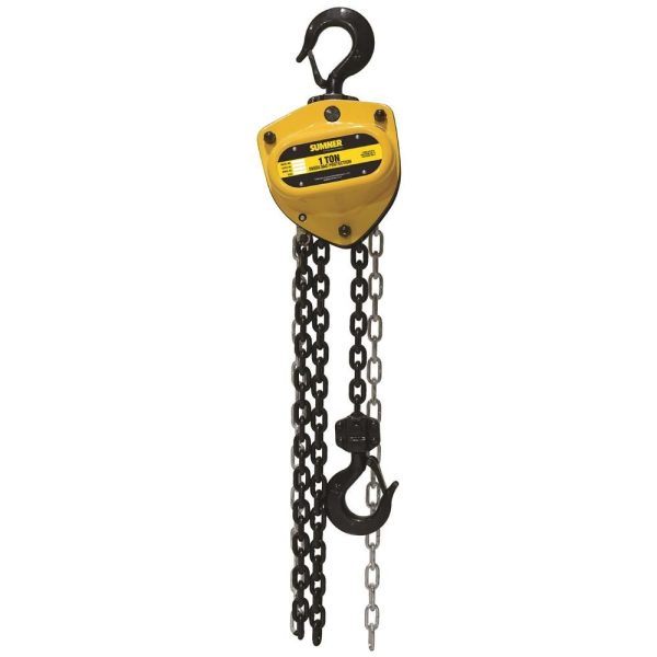 SUMNER-1-Ton-Chain-Hoist-w-30-ft-Lift-and-Overload-Protection