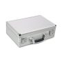 Cases By Source 9.25 in. Smooth Aluminum Tool Case with Foam in Silver - Image 1