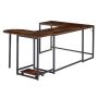78.7 in. U-Shaped Tiger MDF Computer Desk with CPU Stand - Image 1