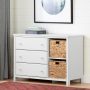 South Shore - Cotton Candy 3-Drawer Pure White Dresser - Image 1