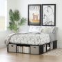 South Shore Flexible Black Oak Full-Size Storage Bed - Image 1