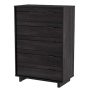 South Shore Fynn 5 Drawer Gray Oak Chest of Drawers - Image 1