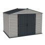 Storemax 10ft. x 8ft. Gray Vinyl Storage Shed - Image 1