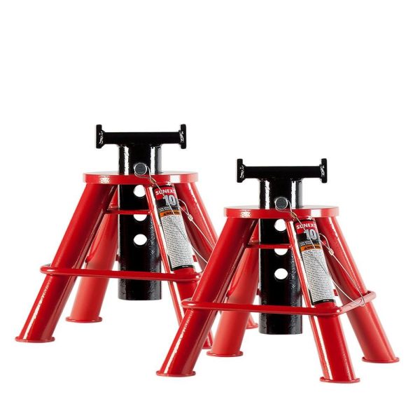 Sunex-10-Ton-Low-Height-Pin-Type-Jack-Stands-Pair