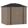Tozey 6 ft. W x 8 ft. D Outdoor Storage Metal Shed Lockable Metal Garden Shed for Backyard Outdoor 245 sq. ft. - Image 1