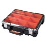 TACTIX 17 in. Plastic Portable Organizer with 9-Bins - Image 1