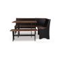 Linon Home Dcor - Becker Black Antique Nook - Image 1