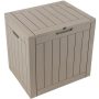 Sunnydaze 32 Gal. Faux Wood Grain Driftwood Outdoor Storage Bench - Image 1