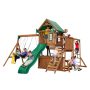 Swing-N-Slide Playsets Knightsbridge Plus Wood Complete Swing Set with Monkey Bars - Image 1