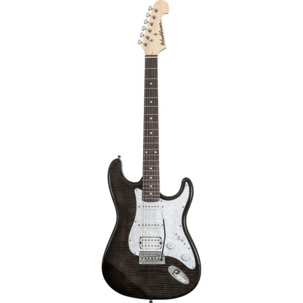 Washburn-Sonamaster-Deluxe-Electric-Guitar-Transparent-Black