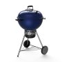 Weber 22 in. Master-Touch Charcoal Grill in Deep Ocean Blue w/ Built-In Thermometer - Image 1