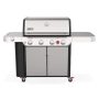Weber Genesis S-435 4-Burner Propane Gas Grill in Stainless Steel w/ Side Burner - Image 1