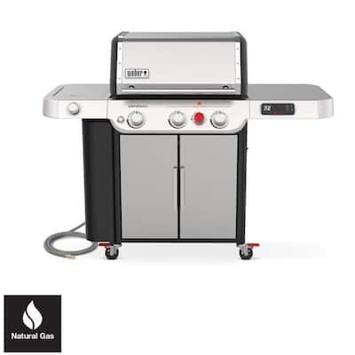 Weber-Genesis-Smart-SX-335-3-Burner-Natural-Gas-Grill-in-Stainless-Steel-w-Side-Burner