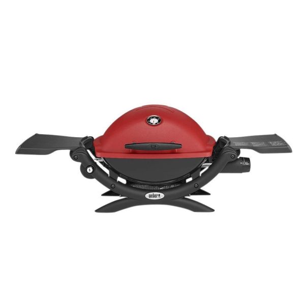Weber-Q-1200-1-Burner-Portable-Tabletop-Propane-Gas-Grill-in-Red-