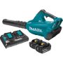 Makita 120 MPH 473 CFM 18V X2 (36V) LXT Lithium-Ion Brushless Cordless Leaf Blower Kit with 2 Batteries 5.0Ah and Charger - Image 2