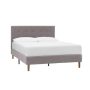 StyleWell Leblanc Charcoal Gray Upholstered Queen Bed with Straight Back and Tufting (61.2 in W. X 43.30 in H.) - Image 1