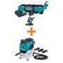 Makita 18V LXT Cordless Brushless 9 in. Drywall Sander Kit (5.0 Ah) and 11 Gal. Wet/Dry HEPA Filter Dust Extractor/Vacuum - Image 1