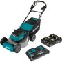 Makita 21 in. 18V X2 (36V) LXT Lithium-Ion Cordless Walk Behind Self Propelled Lawn Mower Kit with 4 Batteries (5.0 Ah) - Image 1