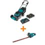 Makita 18V X2 (36V) LXT Cordless 21 in. Self-Propelled Commercial Lawn Mower Kit (4 Batteries 5.0Ah) & Hedge Trimmer - Image 1