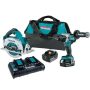 Makita 18V 5.0 Ah LXT Lithium-Ion Brushless Cordless 2-Piece Combo Kit (Hammer Drill/Circular Saw) - XT290PT - Image 1