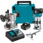 Makita 5.0 Ah 18-Volt LXT Lithium-Ion Brushless Cordless Compact Router Kit - Image 1