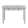43.3 in. Rectangle Light Gray Wood 2-Drawer Computer Desk Writing Table Console Table with Legs - Image 1