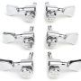 Graph Tech Ratio Electric 3+3 Locking Tuned Machine Heads - Vintage Style / Chrome Finish - Image 1