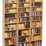 Atlantic Oskar Wood Media Cabinet - Light Maple - Image 1