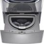 LG - SideKick 1.0 Cu. Ft. 6-Cycle Pedestal Washer - Graphite Steel - Image 2