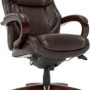 La-Z-Boy - Leather Executive Chair - Coffee Brown - Image 1