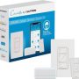 Lutron - Caseta Wireless Smart Lighting Dimmer Switch Starter Kit - White - Image 1